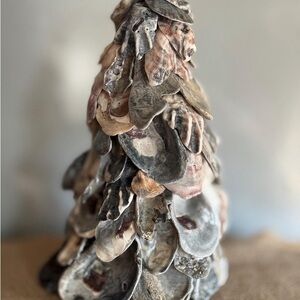 FLORIDA BLUES Elegant Oyster Shell Art Sculpture